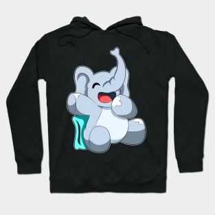 Elephant at Sleeping with Pillow Hoodie